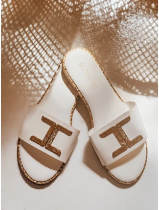 Dámské žabky GOLDISH white FashionStreet ZY0940