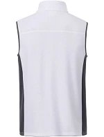 Daiber JN 856 Pánská pracovní fleecová vesta - Strong 02.0856 white/carbon