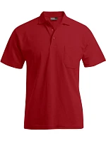 Promodoro 4100 Pánské polo s náprsní kapsou Heavy Piqué 40.4100 fire red