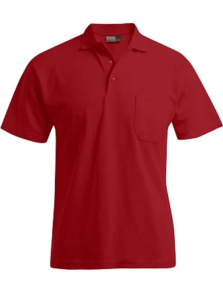 Promodoro 4100 Pánské polo s náprsní kapsou Heavy Piqué 40.4100 fire red
