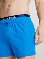 Pánské plavky Tkaný spodní díl SHORT DOUBLE WAISTBAND KM0KM00947CZV - Calvin Klein
