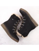 Rieker W Y3424-00 RKR745 boty s umělou kožešinou