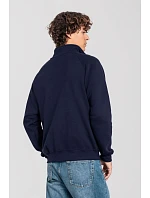 Fruit of the Loom Iconic Premium Zip Neck Sweat Těžká mikina s 1/4 zipem 16.2288 deep navy Fruit of the Loom Iconic Premium Zip Neck Sweat Těžká mikina s 1/4 zipem 16.2288 deep navy