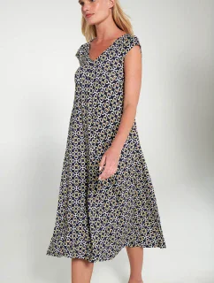 Vamp - Dlouhé šaty s potiskem 20504 - Vamp