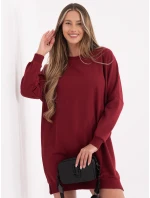 Šaty RV SK 6019.67 bordó Šaty RV SK 6019.67 bordó