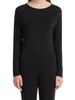 Dámské Tričko s dlouhým rukávem QS5493E - Calvin Klein