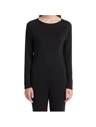 Dámské Tričko s dlouhým rukávem QS5493E - Calvin Klein Dámské Tričko s dlouhým rukávem QS5493E - Calvin Klein