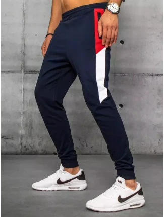 FashionStreet pánské tmavě modré tepláky UX3203