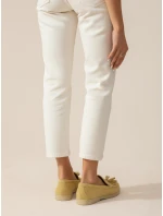 Dámské žluté semišové mokasíny FashionStreet ZY1342