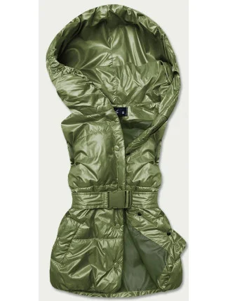 Zelená dámská oversize vesta (KA-016) Zelená dámská oversize vesta (KA-016)