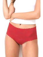 Dámské kalhotky Bellie red maxi - JULIMEX