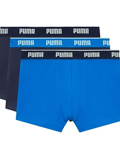 Pánské boxerky Puma, balení po 3 kusech, tmavě modré, modré 947130 06
