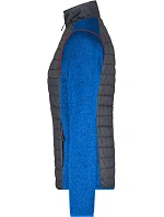 Daiber JN 741 Dámská pletená hybridní bunda 02.0741 royal melange/anthracite melange