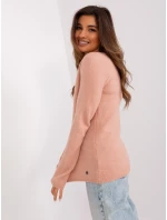 Jumper D93110W90652B3VEN světle růžový