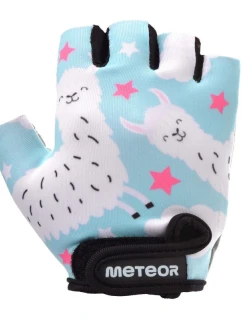 Meteor Kids Alpacas Jr cyklistické rukavice 17393 velikost S