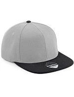 Beechfield B 661 6 panelová Snapback kšiltovka "Original" 53.0661 grey/black