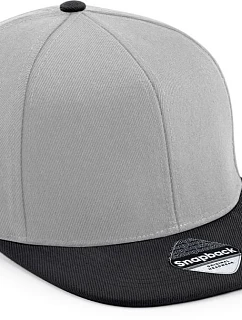 Beechfield B 661 6 panelová Snapback kšiltovka "Original" 53.0661 grey/black