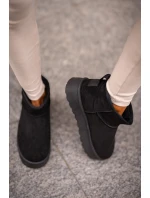 Nízké Sněhové Boty Na Platformě Big Star OO274A099 Černé