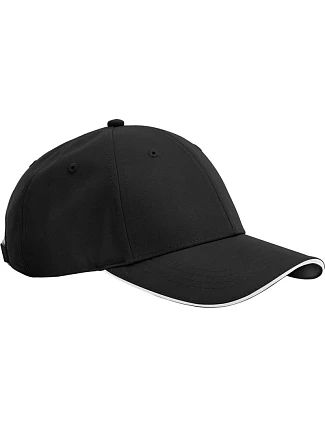 Beechfield B 195R 6 panelová kšiltovka "Team Sports-Tech" 53.195R black/white