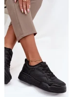 Dámské Tenisky Na Platformě Big Star SS274589 HI-POLY SYSTEM Černé