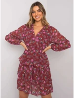 WN SK 21049 šaty.38X kaštanová WN SK 21049 šaty.38X kaštanová