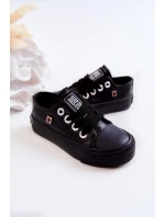 Dětské kožené tenisky Big Star - černé Dětské kožené tenisky Big Star - černé