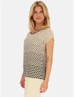 Dámský Top Over Beige - Potis & Verso Dámský Top Over Beige - Potis & Verso