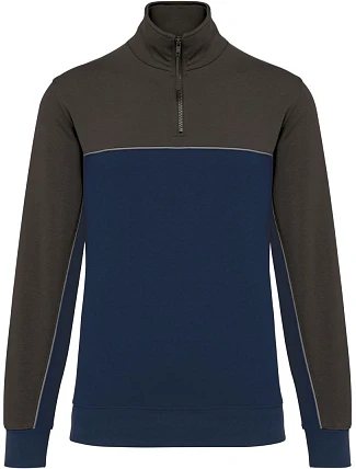 WK WK 404 Pracovní mikina s 1/4 zipem 20.W404 navy/dark grey WK WK 404 Pracovní mikina s 1/4 zipem 20.W404 navy/dark grey