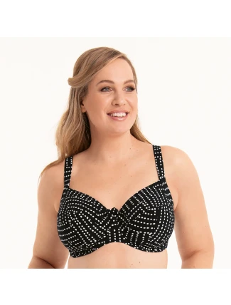 Style Luna Top Full Cup Bikini - horní díl 8741-1 black - RosaFaia
