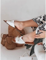 Dámské žabky s mašlí KISSBOW white FashionStreet ZY0755