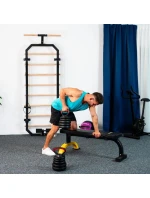 HMS SGN140 sada závaží 6v1 (činka, činky a kettlebell) 40 kg