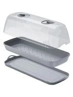 SKLENĚNÝ STŮL 3,6 L RESPANA GREENHOUSE 2 ANTHRACITE dětské