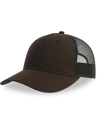 Atlantis Headwear Zion 5 panelová Trucker kšiltovka 33.0120 brown/black