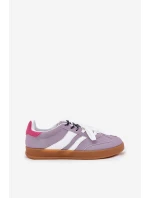 Nízké Dámské Tenisky S Dvojitým Šněrováním Fialové Ventus