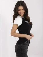 Tričko NM TS V7939.50 černé a bílé