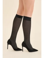 Silné ponožky - vzor GLAM KNEE HIGHS