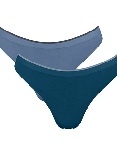 Dámská tanga GO Sense Tanga C2P - Blue - modrá M007 - SLOGGI