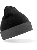 Result Headwear RC 930X Pletená čepice "Black Compass" 28.930X black/grey