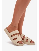 Pěnové Dámské Sandály Béžové Dimelle Pěnové Dámské Sandály Béžové Dimelle