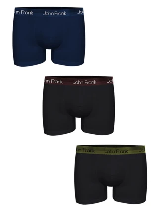 Pánské boxerky John Frank JF3BPB04 3PACK 