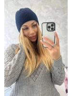Tenká čepice Oliwia K252 tmavě modrá Tenká čepice Oliwia K252 tmavě modrá