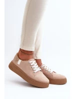 Dámské tenisky MEMORY FOAM SYSTEM BIG STAR NN276002 Hnědobéžové