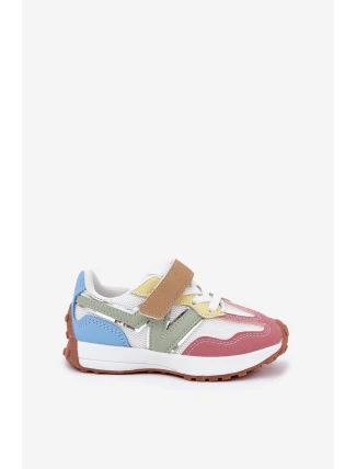Dětské sneakersy na suchý zip multikolor Tezzu