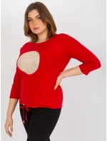 Dámská halenka RV BZ 8454.20P červená - FPrice