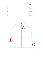 M895 Žebrovaná čepice - hnědá