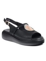 Dámské sandály na platformě GR51-603 Černá - S.Barski Dámské sandály na platformě GR51-603 Černá - S.Barski