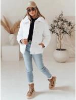 Dámská prošívaná zimní bunda LARO bílá FashionStreet TY4956
