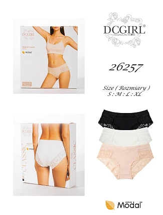 Kalhotky DC Girl 26257 A2, balení S–XL Kalhotky DC Girl 26257 A2, balení S–XL
