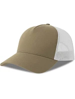 Atlantis Headwear Rapper Cotton-S 5 panelová Trucker kšiltovka 33.0260 khaki/white Atlantis Headwear Rapper Cotton-S 5 panelová Trucker kšiltovka 33.0260 khaki/white