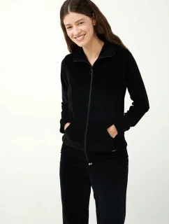 Vamp - Sametová tepláková souprava na zip 21142 - Vamp